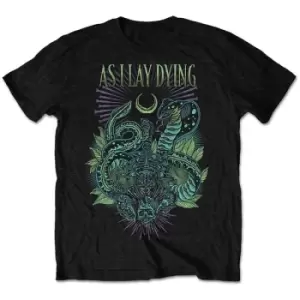 Image of As I Lay Dying - Cobra Unisex Large T-Shirt - Black