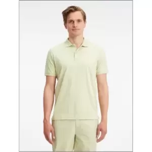 Image of Calvin Klein Liquid Touch Slim Polo - Green