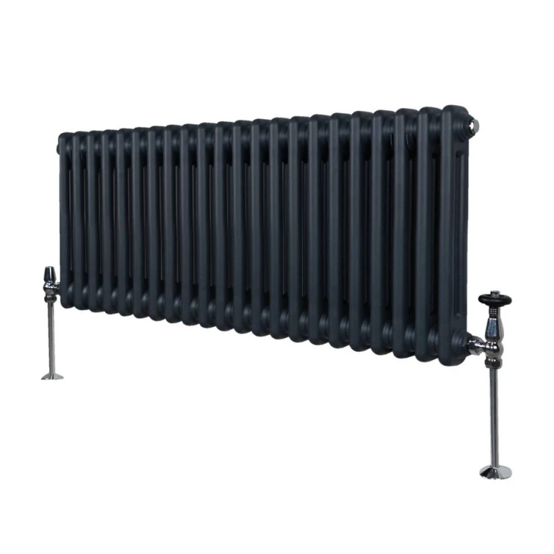 Image of Monster Shop Traditional 2 Column Radiator - 300 X 1012Mm - Anthracite Grey 213049