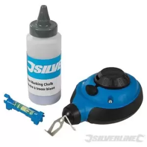 Image of Silverline (250571) 3:1 Fast Rewind Chalk Line Set 3pce 30m