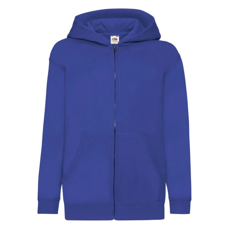 Image of Fruit Of The Loom Classic girls's Children's Sweatshirt in Blue