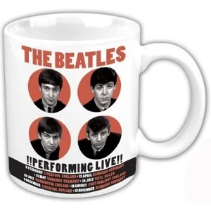 Image of The Beatles - Performing Live 1962 Boxed Standard Mug