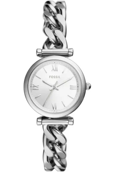 Image of Fossil Ladies Carlie Three-Hand Stainless Steel Watch ES5331