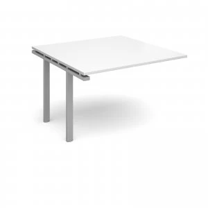 Image of Adapt II Boardroom Table Add On Unit 1200mm x 1200mm - Silver Frame w