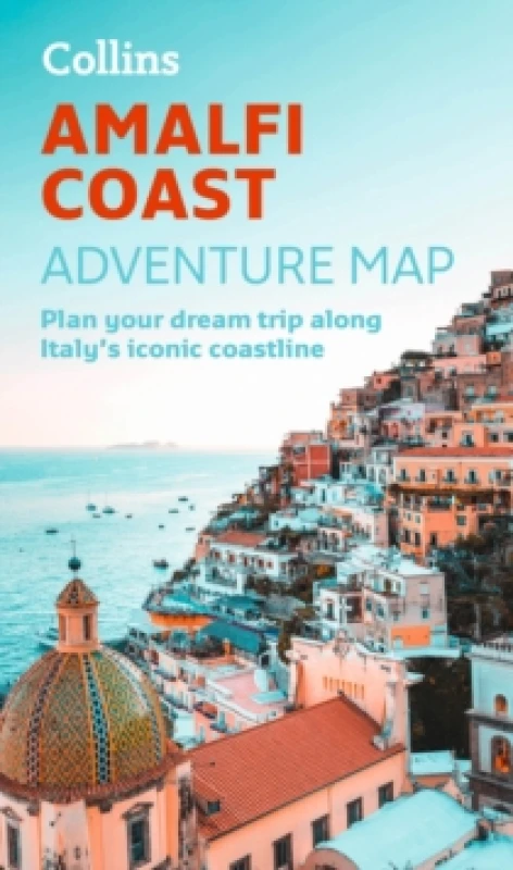 Image of Amalfi Coast Adventure Map : Plan Your Dream Trip Along Italy's Iconic Coastline Sheet map, folded