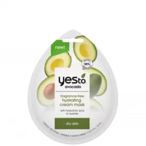 Image of yes to Avocado Fragrance Free Cream Mask 10ml