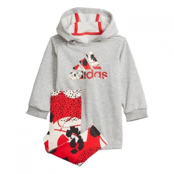 Image of adidas Dress Set Kids - Medium Grey Heather / Vivid Re
