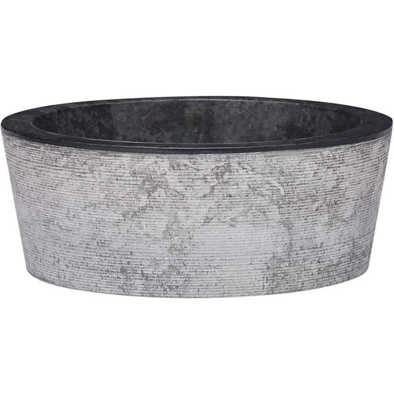 Image of VIDAXL Sink Black Ø40x15cm Marble Vidaxl 8720286300893