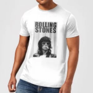 Image of Rolling Stones Keith Smoking Mens T-Shirt - White - XXL