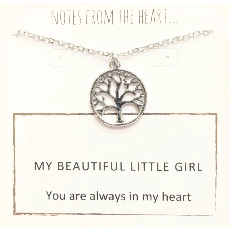 Image of Notes From The Heart NFTH MY BEAUTIFUL LITTLE GIRL Pendant Silver unisex one size