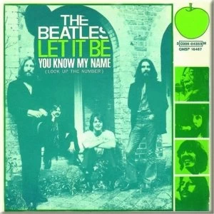 Image of The Beatles - Let It Be / You Know My Name Fridge Magnet