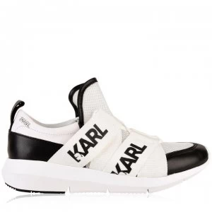 Image of Karl Lagerfeld Runner Trainers - White/Black 401