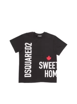 Image of DSQUARED2 T-Shirt Boys Black cotone