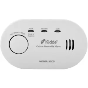 Image of K5CO - Kitemarked 10 Year Life Carbon Monoxide Alarm 7 Year Warranty - Kidde