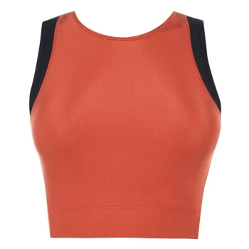 Image of Biba Active Block Colour Sports Bra - Orange