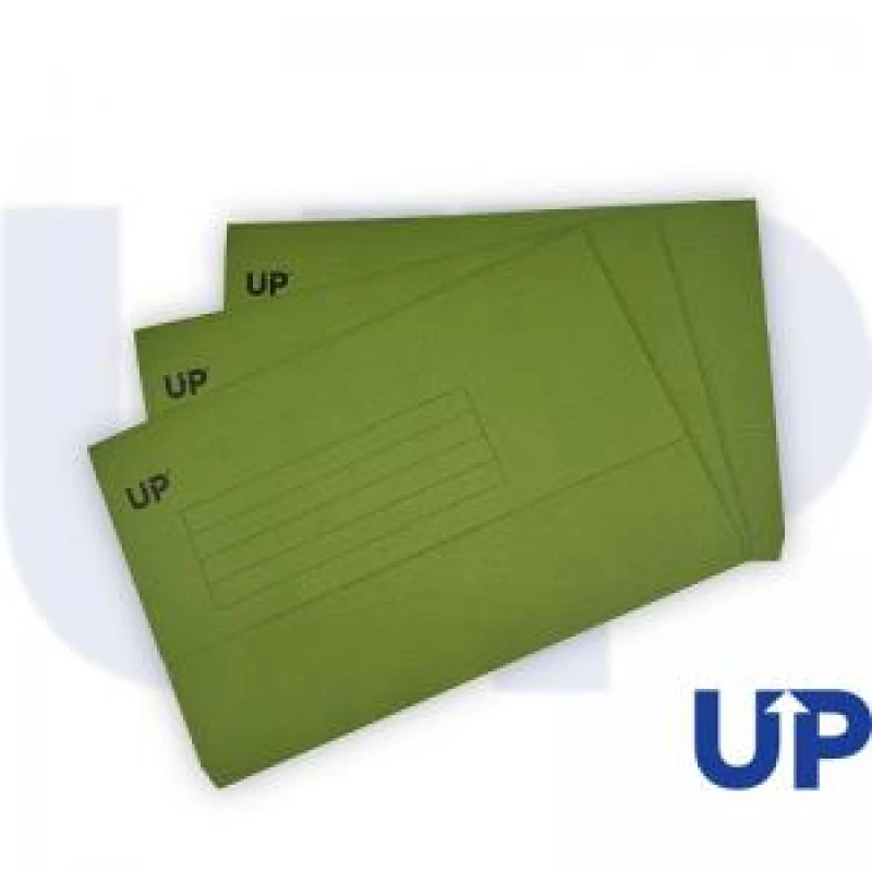 Image of UP Half Flap Document Wallet Pack of 50 - Green