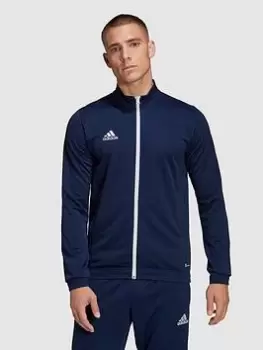 Image of adidas Mens Entrada 22 Jacket, Navy Size M Men
