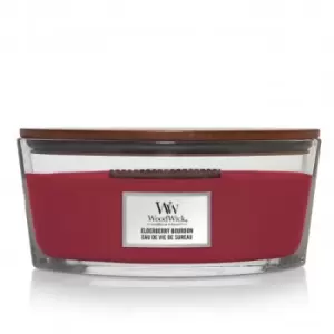 Image of Woodwick Elderberry Bourbon Scented Candle