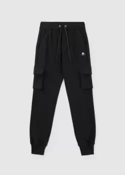 Image of Moose Knuckles Mens Seaside Cargo Sweatpants In Black