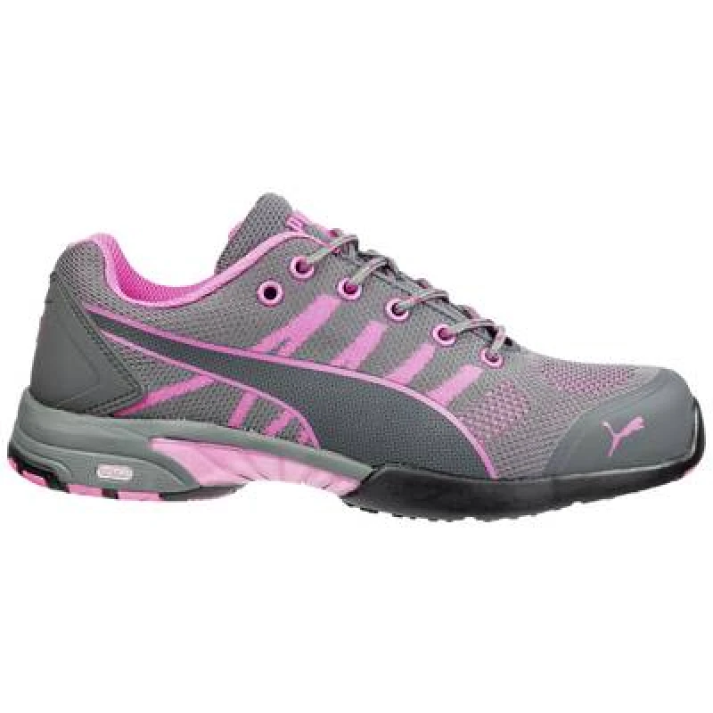 Image of Puma PUMA Celerity Knit Pink 642910-38 Protective footwear S1 Shoe size (EU): 38 Grey, Pink 642910-38