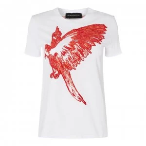 Image of Sportmax Code Giuliva Motif T Shirt - 007 Red