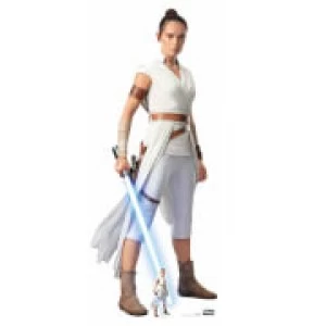 Image of Star Wars (The Rise of Skywalker) Rey Lifesized Cardboard Cut Out