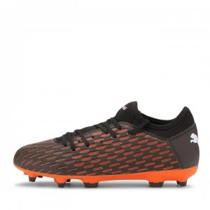 Image of Puma Future 6.4 Junior FG Football Boots - Black/Orange