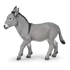 Image of PAPO Farmyard Friends Provence Donkey Toy Figure, Three Years or Above, Grey (51179)
