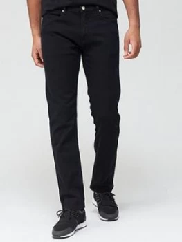 Image of Hugo Boss 708 Slim Fit Stretch Jeans Black Size 34 Men