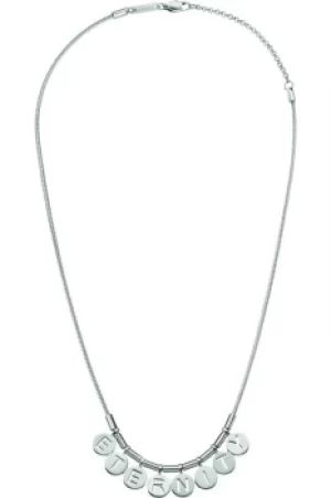 Image of Ladies Calvin Klein Stainless Steel Note Necklace Eternity KJ6MMN000200