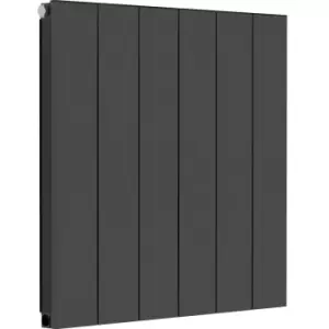 Image of Towelrads Ascot Single Anthracite Aluminium Designer Radiator - 60 X 61Cm