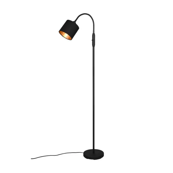 Image of Tommy Modern Floor Lamp Black Matt