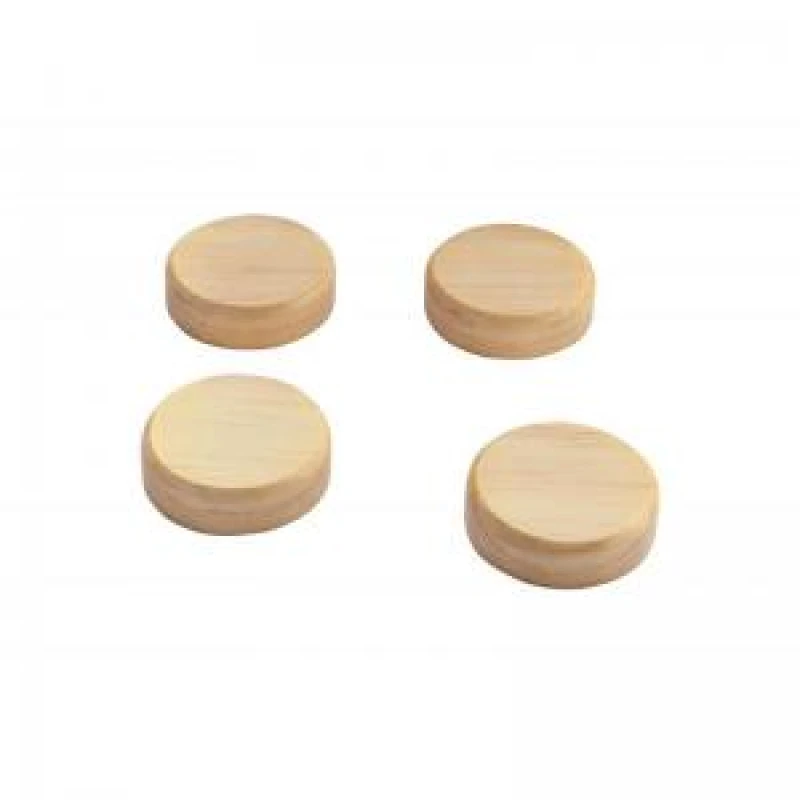 Image of Sigel Round Wooden Magnets (4 Pack) BA210