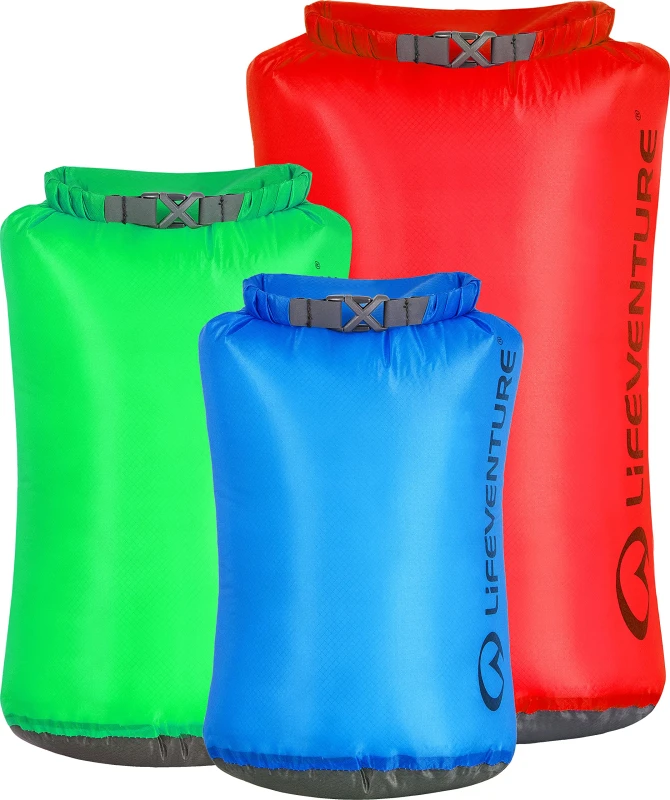 Image of Lifeventure Lifeventure Ultralight Dry Bag Multipack (5L 10L 25L)