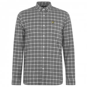 Image of Lyle and Scott Check Flannel Shirt - Grey / Chk Z765
