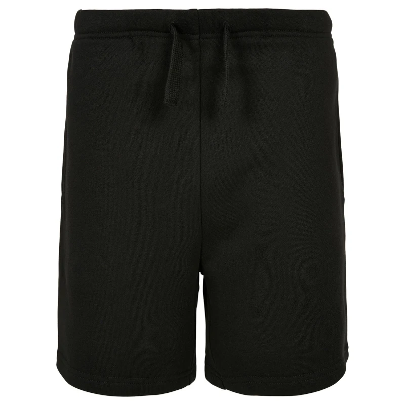 Image of Build Your Brand Basic Sweat Shorts in Black Size: 11-12 Years Black Unisex 11-12 Years