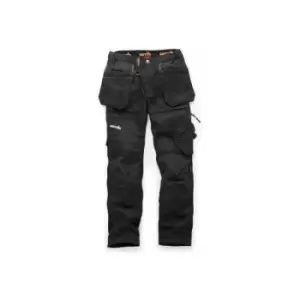 Image of Scruffs - Womens Trade Flex Holster Work Trousers Black 12L