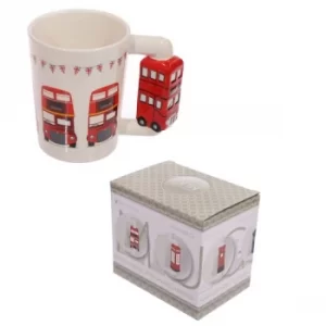 Image of Novelty Ceramic Mug with London Bus Handle