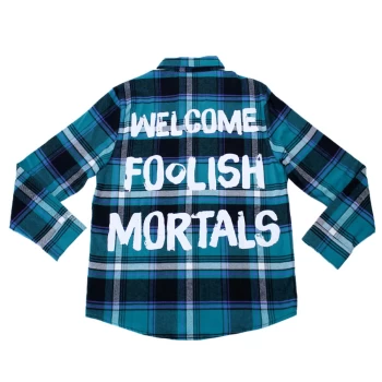 Image of Cakeworthy Haunted Mansion Foolish Mortals Flannel - M