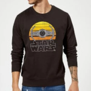 Image of Star Wars Sunset Tie Sweatshirt - Black