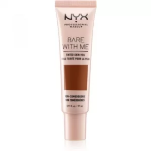 Image of NYX Professional Makeup Bare With Me Tinted Skin Veil Lightweight Foundation Shade 10 Deep Mocha 27ml