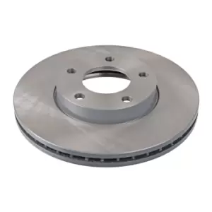 Image of Blue Print Pair of Internally Vented Painted Brake Disc Rotor ADM54381 FRONT