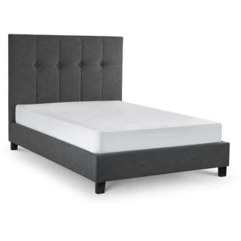 Image of Marietta - High Headboard Bed 6ft Super King 180cm Slate Fabric