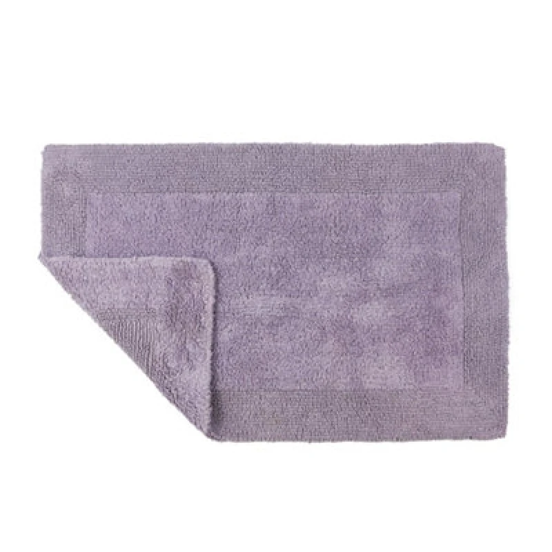 Image of Allure Bath Fashions Elegance Reversible Heavyweight Bath Mat - Heather