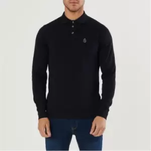 Image of Luke Sport Magestic Long Sleeve Polo Shirt - Blue