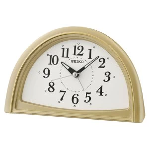 Image of Seiko Analogue Beep Alarm Clock - Gold