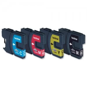 Image of Brother LC980 Black and Tri Colour Ink Cartridge