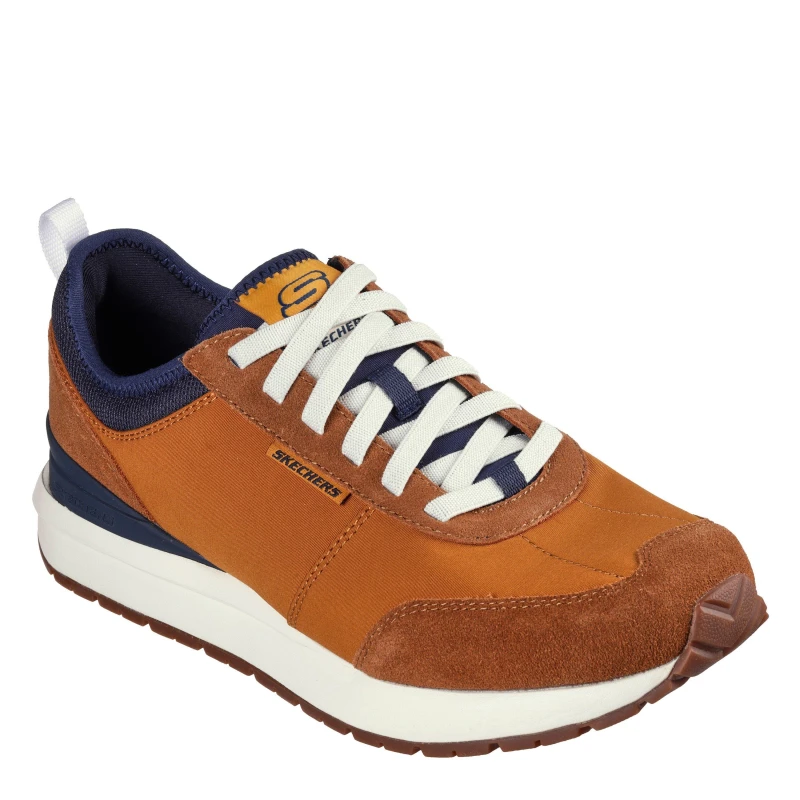 Image of Skechers Mens Sunnydale Classic Low-Top Trainers Rust male 6 (39.5)