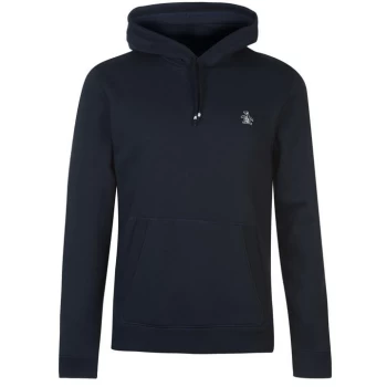 Image of Original Penguin Fleece Popover Hoodie - Blue