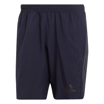 Image of adidas Run Icon Full Reflective 3-Stripes Shorts Mens - Legend Ink